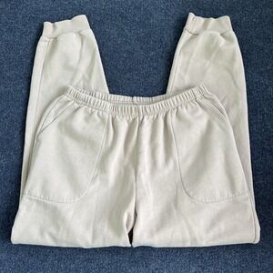 Vintage Northern Reflections Sweatpants Womens Medium Beige French Terry Joggers